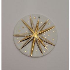 9518 Karácsonyfa dísz arany csillag