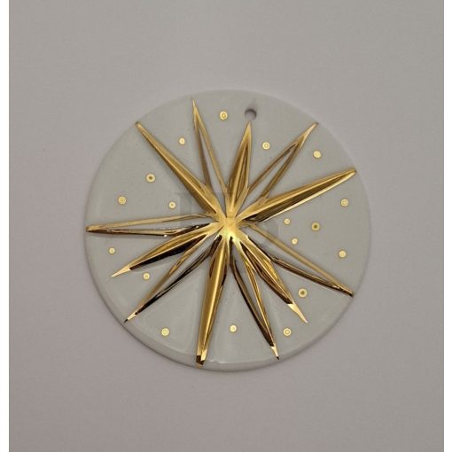 9518 Karácsonyfa dísz arany csillag