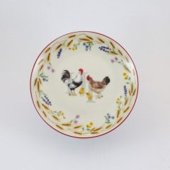 Porcelán desszerttányér 19cm, Country Life