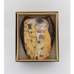   KLIMT porcelán váza, CSÓK mintás, LENCSE formájú  /22345/