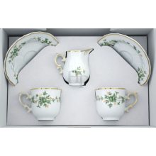 Hollóházi porcelán  Pannónia 3 részes Vera szett, Erika 