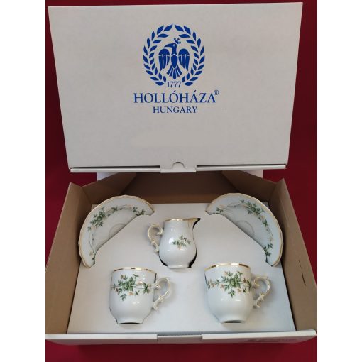 Hollóházi porcelán  Pannónia 3 részes Vera szett, Erika 