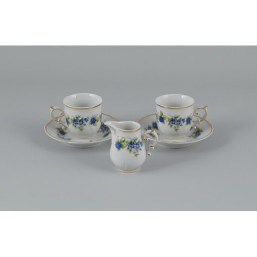 Hollóházi porcelán Pannónia 3 részes Vera szett, Szeder 