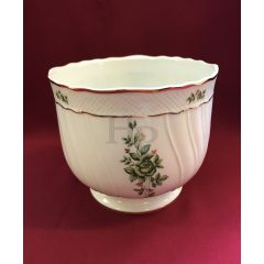 Hollóházi porcelán Pannónia kaspó 9132, Erika (16cm) 