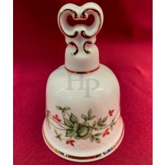 Hollóházi porcelán Pannónia csengő 9166, Erika (8cm) 