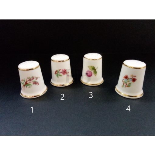 Hollóházi gyűszű 9232 Virág (2cm)