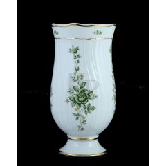 Hollóházi porcelán Pannónia váza 5060, Erika (22cm) 