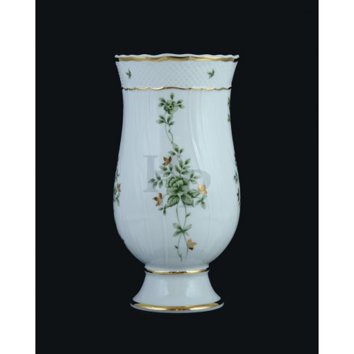 Hollóházi Pannónia váza 5061 Erika (18cm)