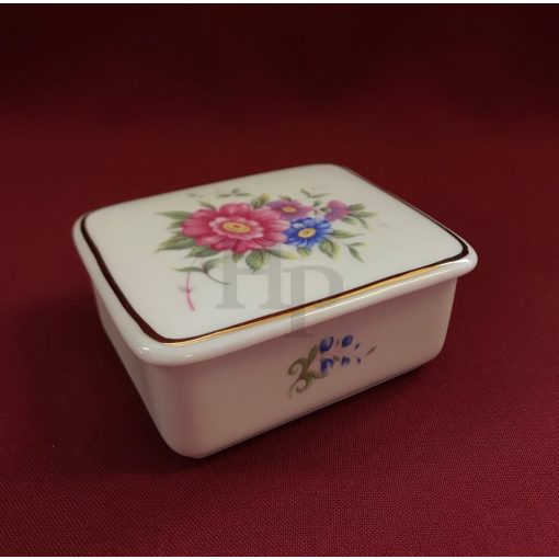 Hollóházi porcelán bonbonier 625, Hajnalka (9cm) 