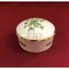 Hollóházi porcelán bonbonier 650, Erika (7,5cm) 