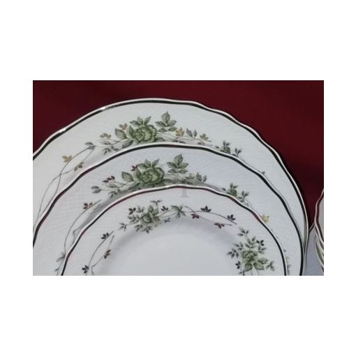 Hollóházi porcelán Pannónia étkészlet, Erika (24 részes) 