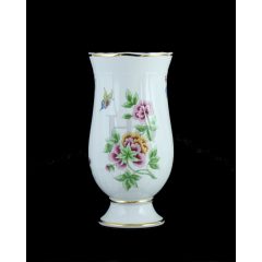   Hollóházi porcelán Pannónia váza 5059, Hortenzia (25cm) 