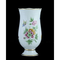   Hollóházi porcelán Pannónia váza 5060, Hortenzia (22cm) 