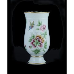   Hollóházi porcelán Pannónia váza  5061 Hortenzia (18cm) 