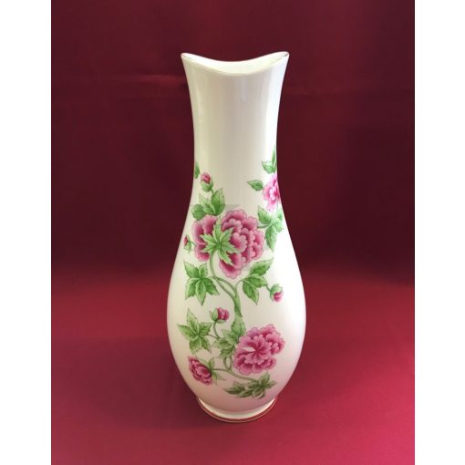 Hollóházi porcelán váza 517, Hortenzia (35cm) 