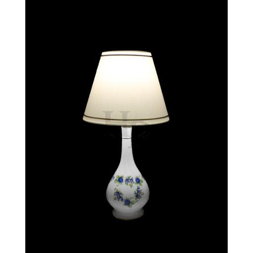 Hollóházi porcelán Pannónia szerelt lámpa búrával 9169, Szeder (40cm) 