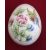   Hollóházi porcelán Pannónia tojás alakú bonbonier 673, Hortenzia (8*6cm) 