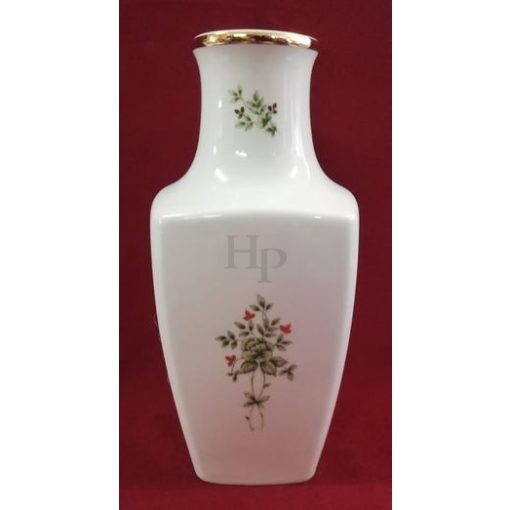 Hollóházi porcelán váza 5017, Erika (27cm)