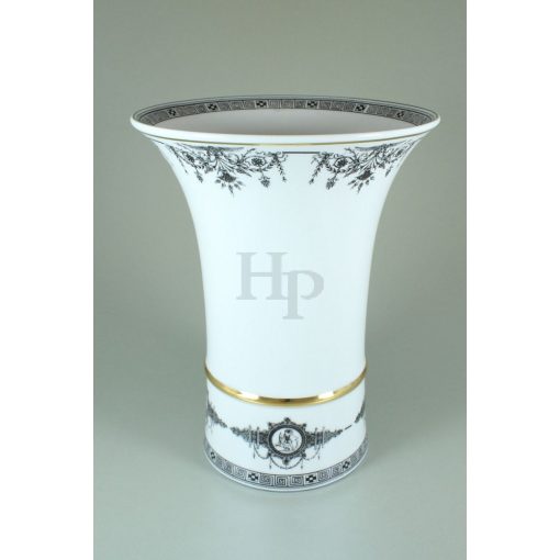 Hollóházi porcelán váza 5190, Korintosz (21cm) 
