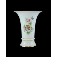Hollóházi porcelán váza 5183, Hortenzia (25cm) 