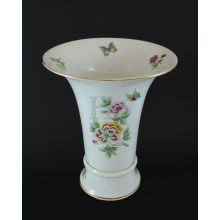 Hollóházi porcelán váza 5183, Hortenzia (25cm) 