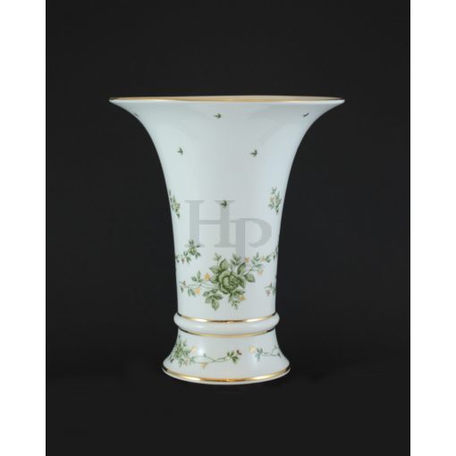 Hollóházi porcelán váza 5183, Erika (25cm)