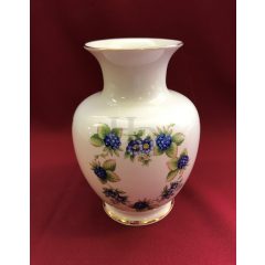 Hollóházi porcelán váza 502 Szeder (17cm) 