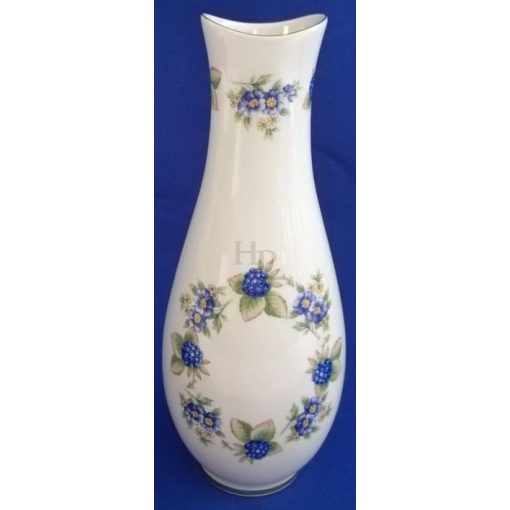 Hollóházi porcelán váza 5047, Szeder (28cm) 