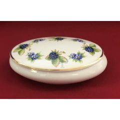 Hollóházi porcelán bonbonier  654, Szeder (14cm) 