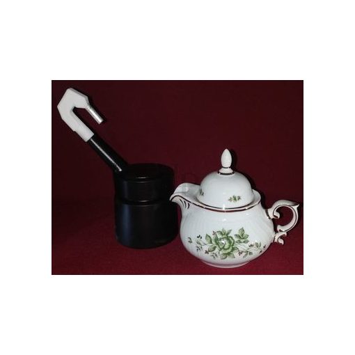 Hollóházi porcelán Pannónia szerelt kávéfőző, Erika 