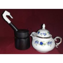 Hollóházi porcelán Pannónia szerelt kávéfőző, Szeder