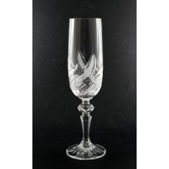 Pezsgős flőte kehely 180 ml,Láng mintás (S8697)