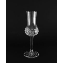 Grappa pohár, Forgó mintás, 80 ml