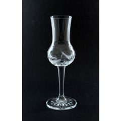 Grappa pohár, Láng mintás, 80 ml