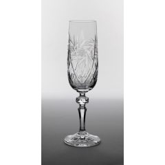 Pezsgős flőte kehely, Forgó mintás,180 ml /S7197/