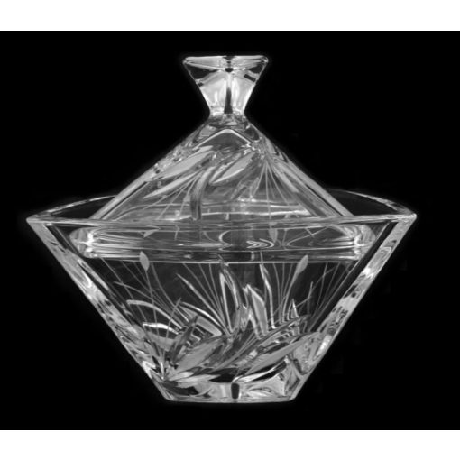 Bonbonier, Nád mintás, háromszög, 18 cm  /7263/