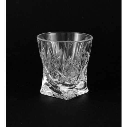 Unicum pohár, csavart, Sűrű mintás, 55 ml  /7319/