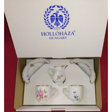 Hollóházi porcelán Pannónia 3 részes Vera szett, 1803/Hajnalka 