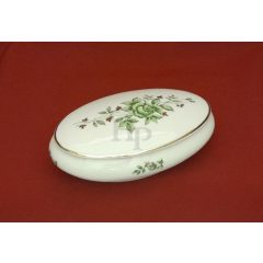 Hollóházi porcelán bonbonier 654, Erika (14cm) 