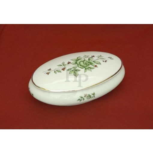 Hollóházi porcelán bonbonier 654, Erika (14cm) 
