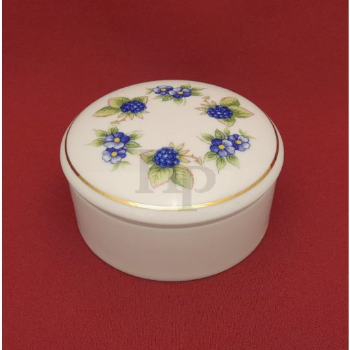 Hollóházi porcelán bonbonier 6003, Szeder (9cm)  