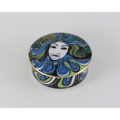   Hollóházi porcelán bonbonier 6011, Velencei Karnevál (12cm)