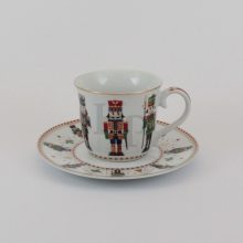 Porcelán teás csésze+alj 200ml dobozban, Nutcracker 1106NUTC