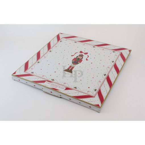 Porcelán tortatál 32cm, dobozban, Nutcracker Twist 2070NTWI