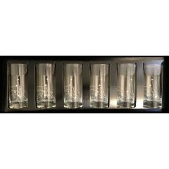   68313 Kimagasló minőségű kristállyal díszített Tumbler 6 személyes 300ml  +