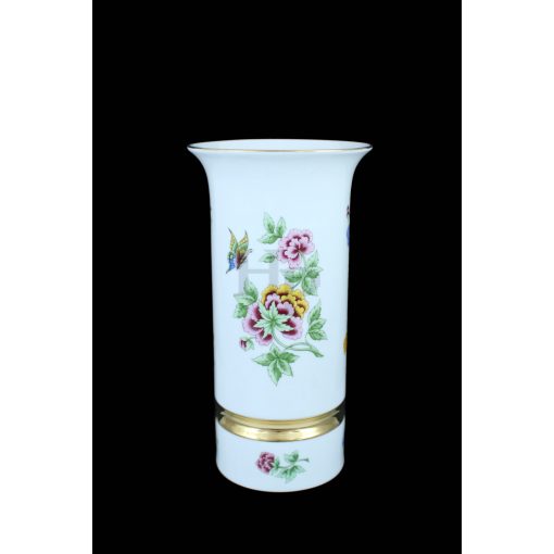 Hollóházi porcelán váza 520, Hortenzia (26cm)