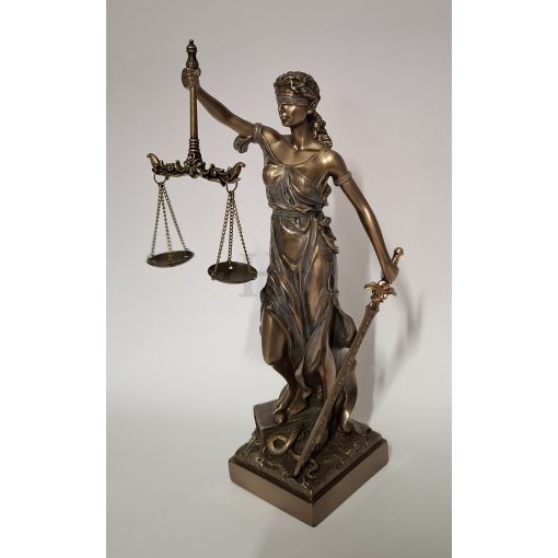 Igazság istennője Justicia szobor (29cm)  WU71832A4